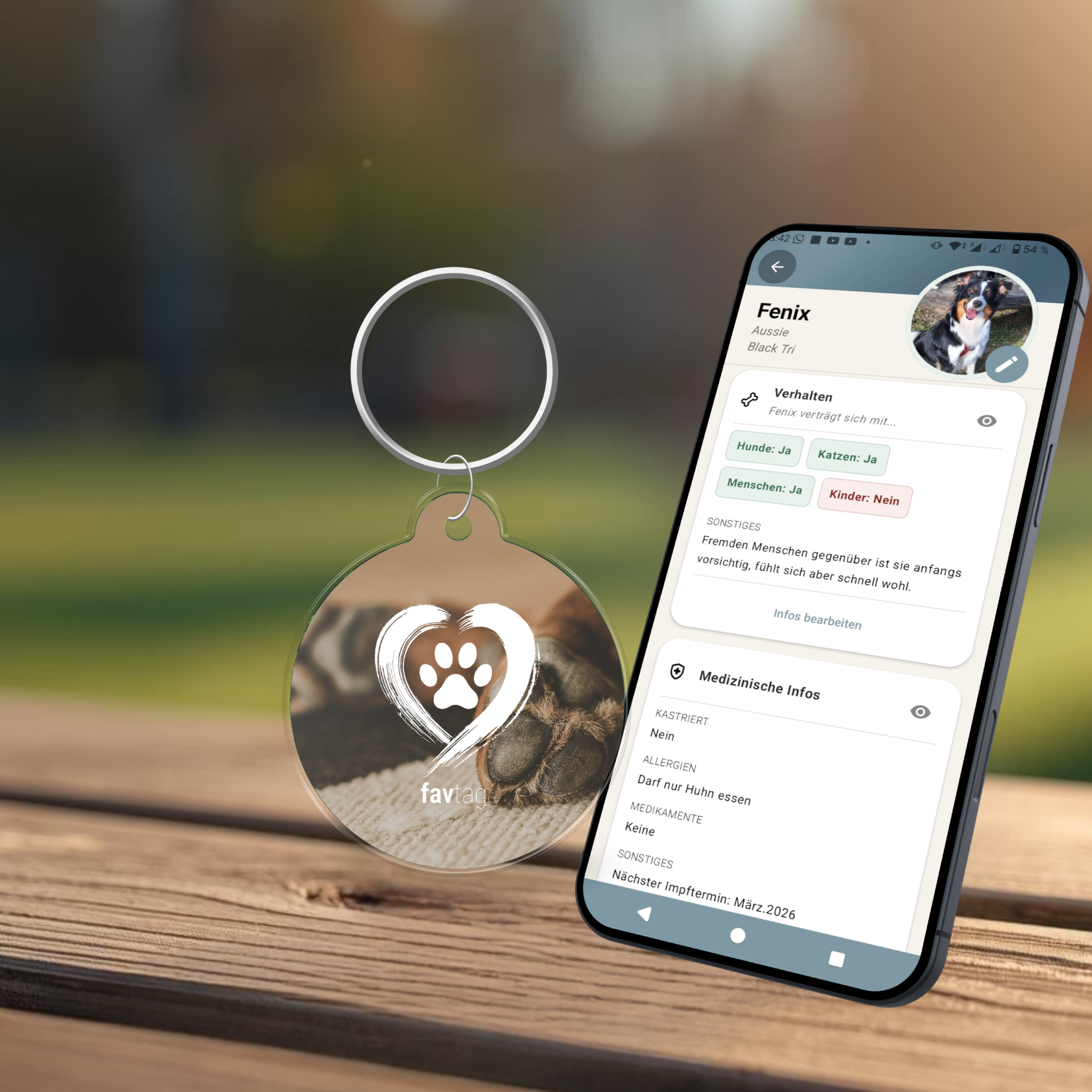 Tag + App = Maximaler Schutz