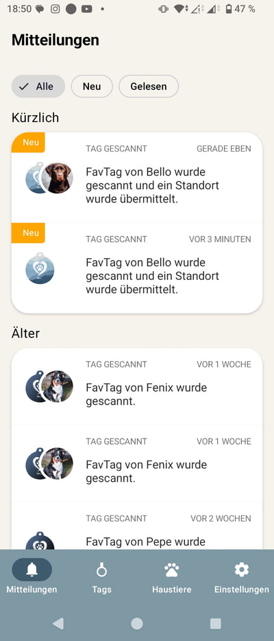 FavTag App Screenshot 4