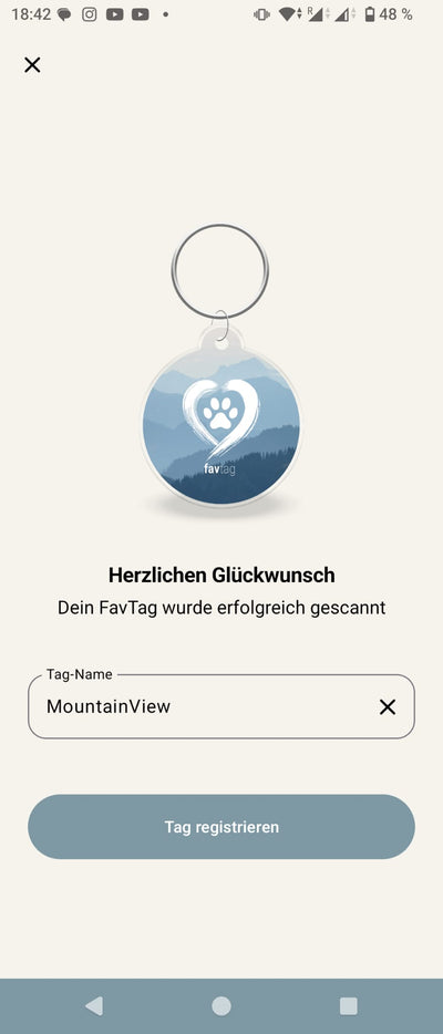 FavTag App Screenshot 1
