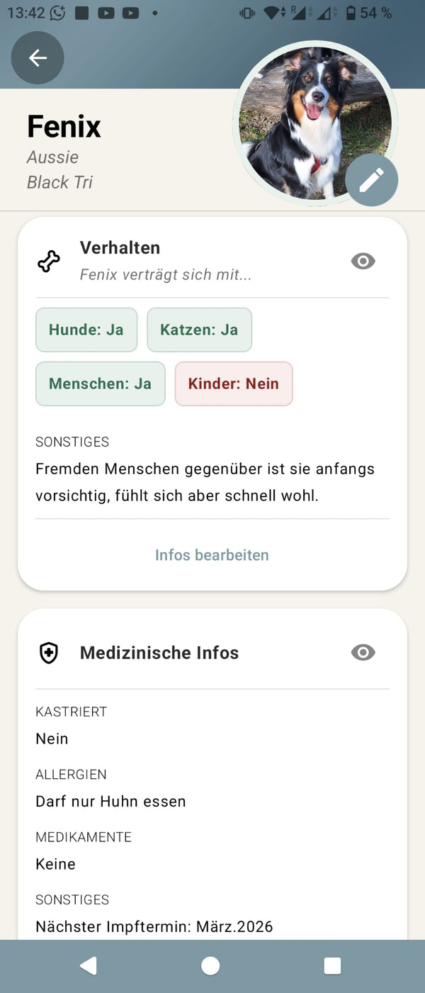 Digitale Gesundheitsakte für dein Haustier